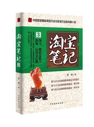 淘宝笔记3 （中国首部揭秘淘宝行业与珍宝行业的内幕小说。淘宝，赌的是眼力；捡漏，玩的是心跳）