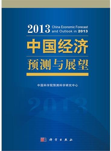 2013中国经济预测与展望