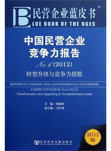 民营企业蓝皮书：中国民营企业竞争力报告No.6 （2012）——转型升级与竞争力指数