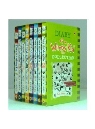 Diary of a Wimpy Kid（Boxed Set Books #1-8） 小屁孩日记套装（英国版，1-8）ISBN9780141358000