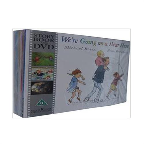 Time for a Story Collection 经典绘本套装（含《我们去捉狗熊》等10本经典绘本+DVD）ISBN9781406368017