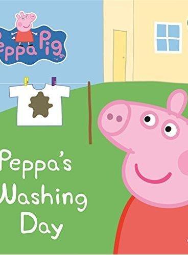 Peppa Pig（My First Storybook）：Peppa's Washing Day[Boardbook]小猪佩奇卡板故事书：大扫除ISBN9781409304845