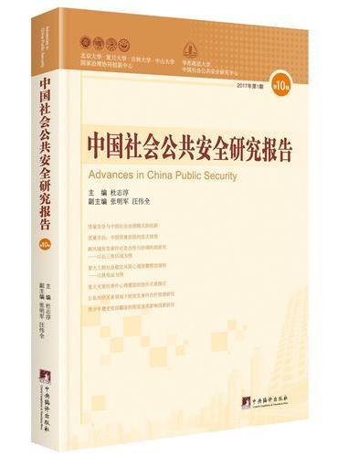 中国社会公共安全研究报告（第10辑）