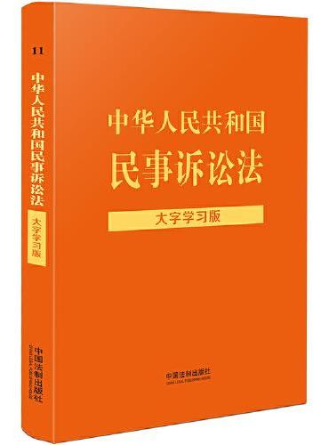 中华人民共和国民事诉讼法（大字学习版）