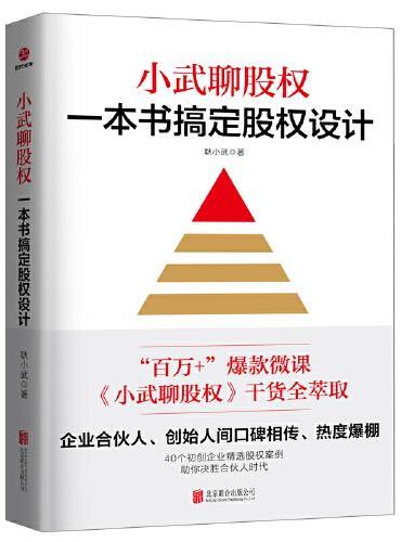 小武聊股权 ： 一本书搞定股权设计