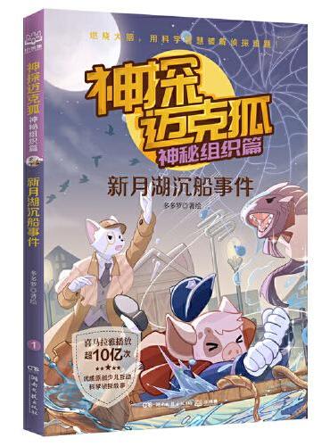 神探迈克狐·神秘组织篇：新月湖沉船事件  儿童文学童书侦探探险小说