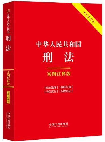 中华人民共和国刑法：案例注释版（双色大字本·第六版）