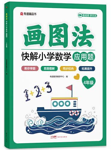 画图法快解小学数学四年级：应用题+计算题（套装）