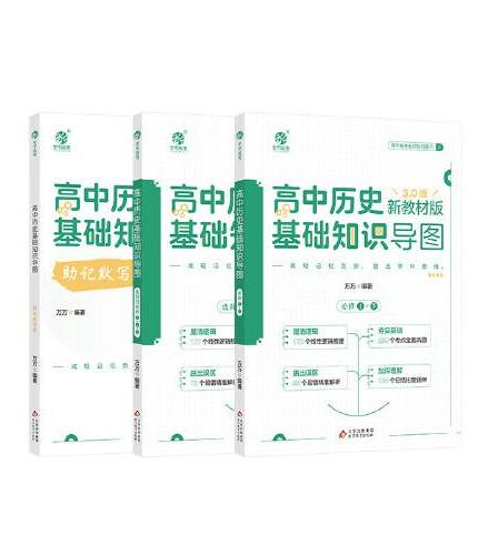 育甲高考 高中历史基础知识导读3.0新教材版 历史思维导图知识清单高三高考一二轮复习资料