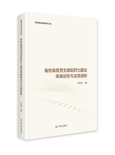 高校基层党支部组织力建设策略研究与实践创新  思想政治教育研究文库  党建学习  支部架构