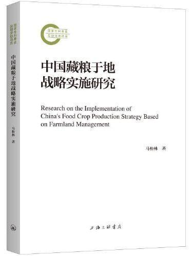 中国藏粮于地战略实施研究