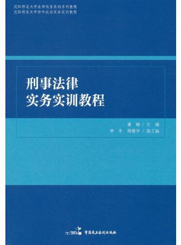 刑事法律实务实训教程